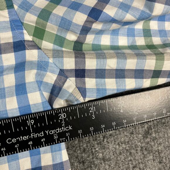 Johnnie-O Hangin' Out Button-Up Shirt Mens Size M Multicolor Check Casual - Picture 5 of 9